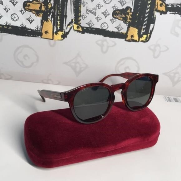 New Authentic Gucci Brown Sunglasses GG0825S 005 - Picture 4 of 14